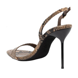 Jeffrey Campbell Go-Getter JC-1481-1-24 Beige Black Python