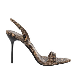Jeffrey Campbell Go-Getter JC-1481-1-24 Beige Black Python