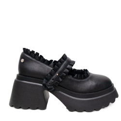princess polly baby blue dress Dress Black Men's Shoes Chunky Platform Soles Fashion Oversized – Apollo  Moda main image 0
