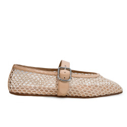 Jeffrey Campbell Aerate JC-1704-1-2 Natural Patent Combo