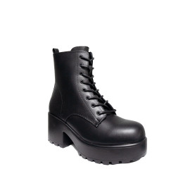 Koi Footwear Borin Hardware Platform Boots Black