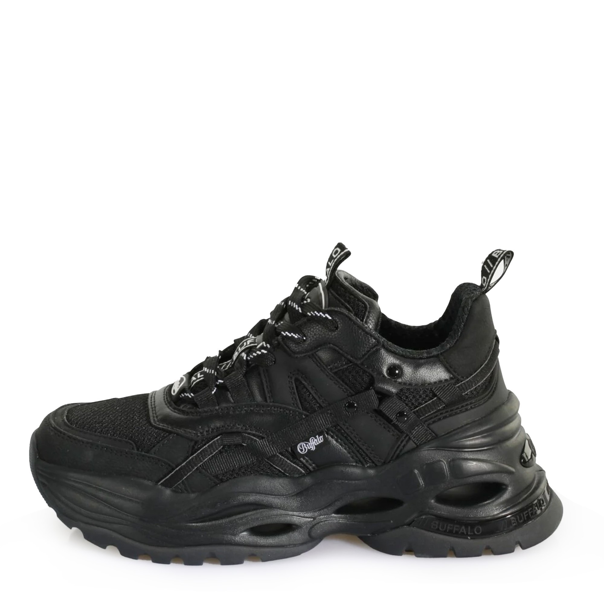 Buffalo 1630747 TRIPLET HOLLOW Vegan Nappa/Mesh Black