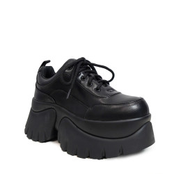 Koi Footwear Chronicles Vilun Platform Trainers Black