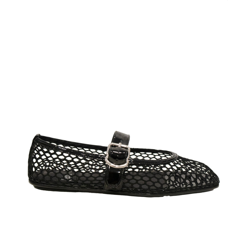 Jeffrey Campbell Aerate JC-1704-1-1 Black Patent Combo