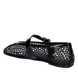 Jeffrey Campbell Aerate JC-1704-1-1 Black Patent Combo