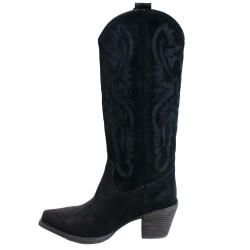 Jeffrey Campbell RANCHER-K 52236-L10 Black Oiled Suede