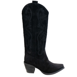 Jeffrey Campbell RANCHER-K 52236-L10 Black Oiled Suede