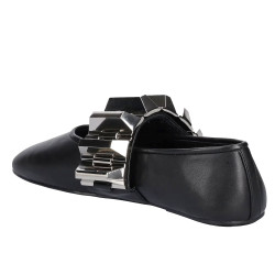 Jeffrey Campbell Rigid JC-1555-3-3 Black Silver