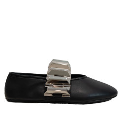 Jeffrey Campbell Rigid JC-1555-3-3 Black Silver
