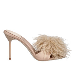 Jeffrey Campbell Shopaholic JC-1804-3-7 Champagne Sazłtin Combo