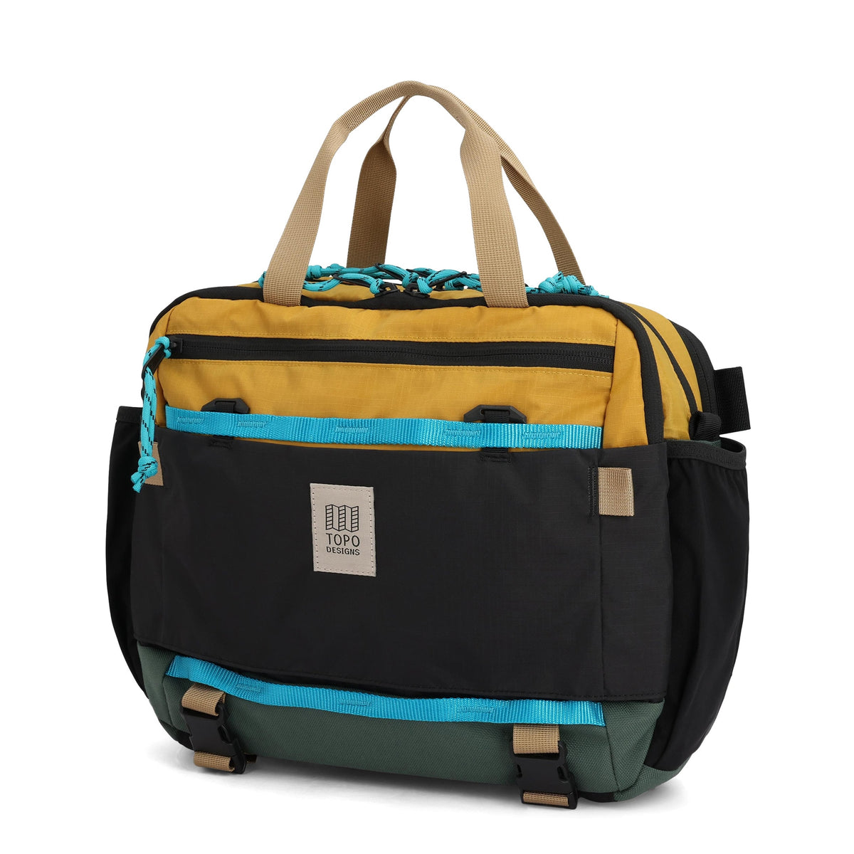 TOPO 932425755000 MOUNTAIN CROSS BAG MUSTARD/FOREST