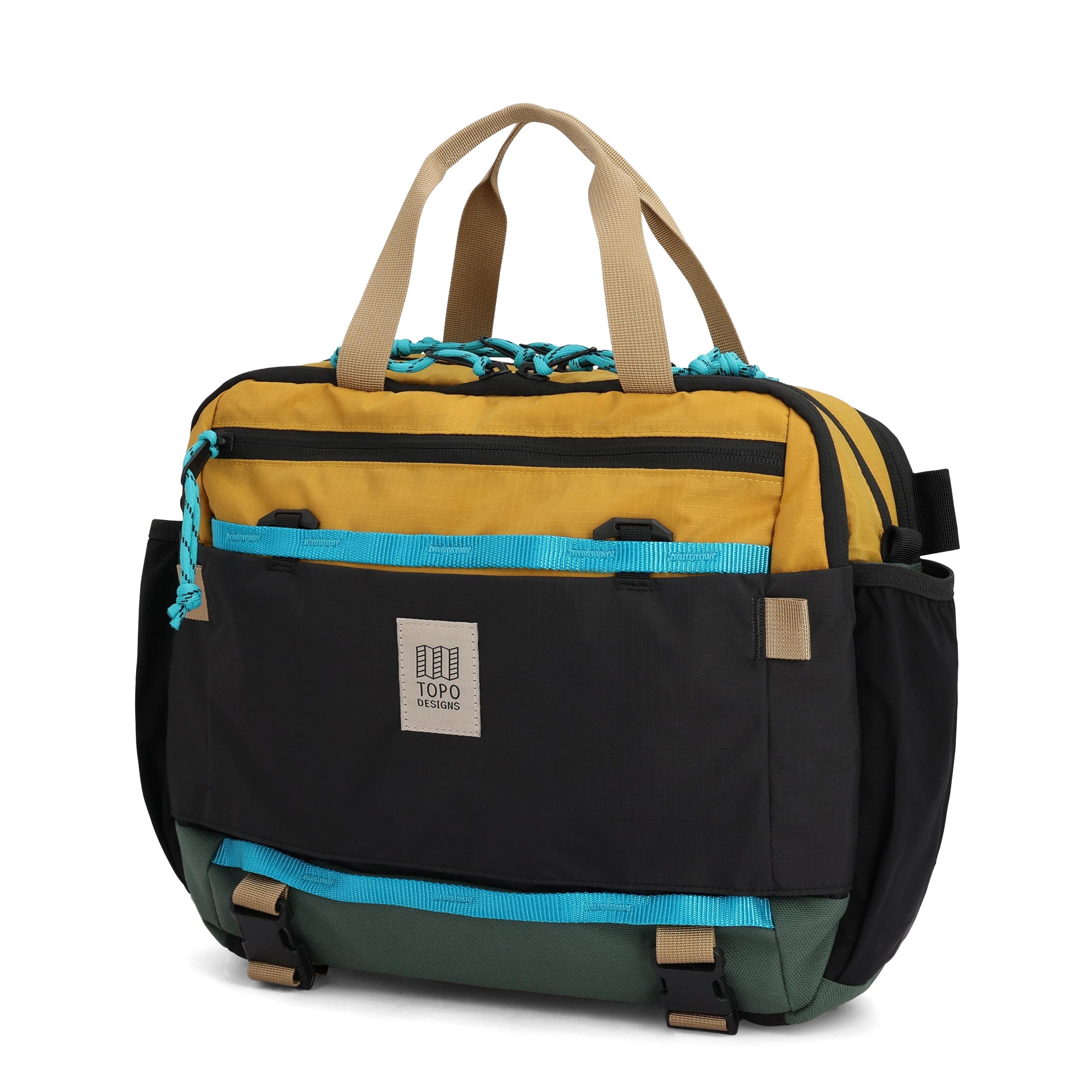 TOPO 932425755000 MOUNTAIN CROSS BAG MUSTARD/FOREST