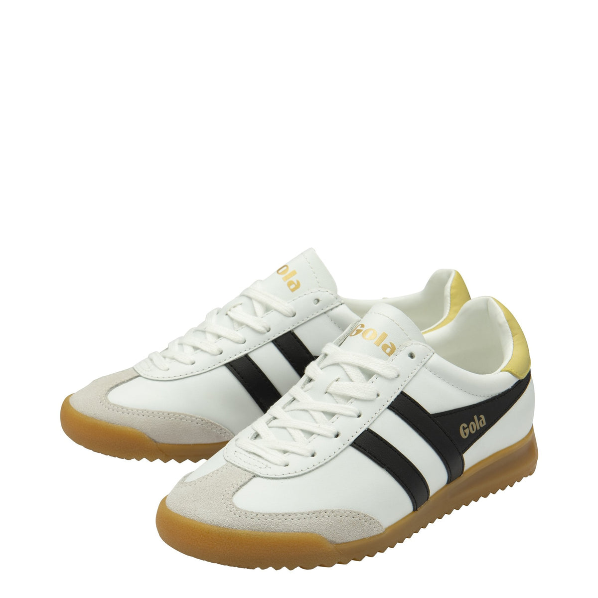 GOLA CLB622WB TORPEDO LEATHER WHITE/BLACK/LEMON