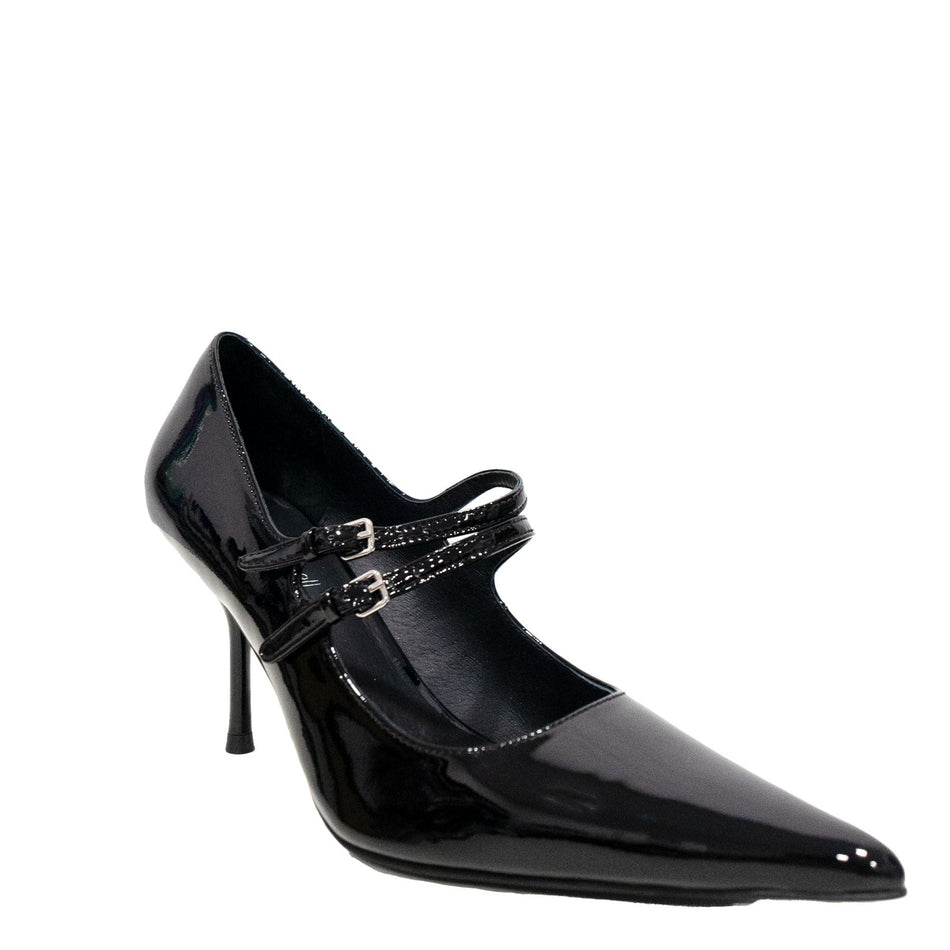 Jeffrey Campbell TYPIST U129-12 BLACK PATENT