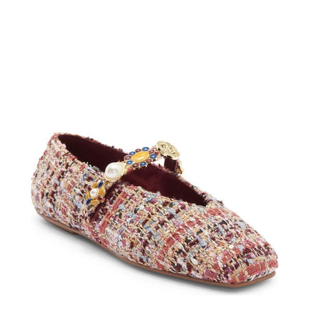 Jeffrey Campbell Amarissa-2 JC-1528-7-5 Wine Beige Pink Plaid