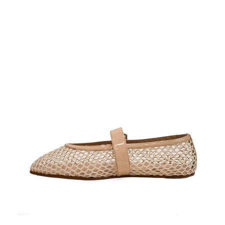 Jeffrey Campbell Aerate JC-1704-1-2 Natural Patent Combo