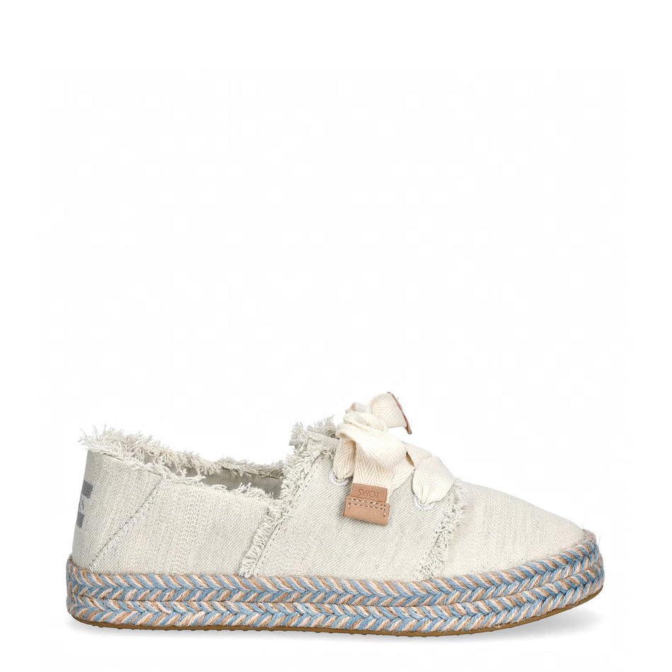 TOMS 10021851 CAROLINA LACE-UP BEŻOWY