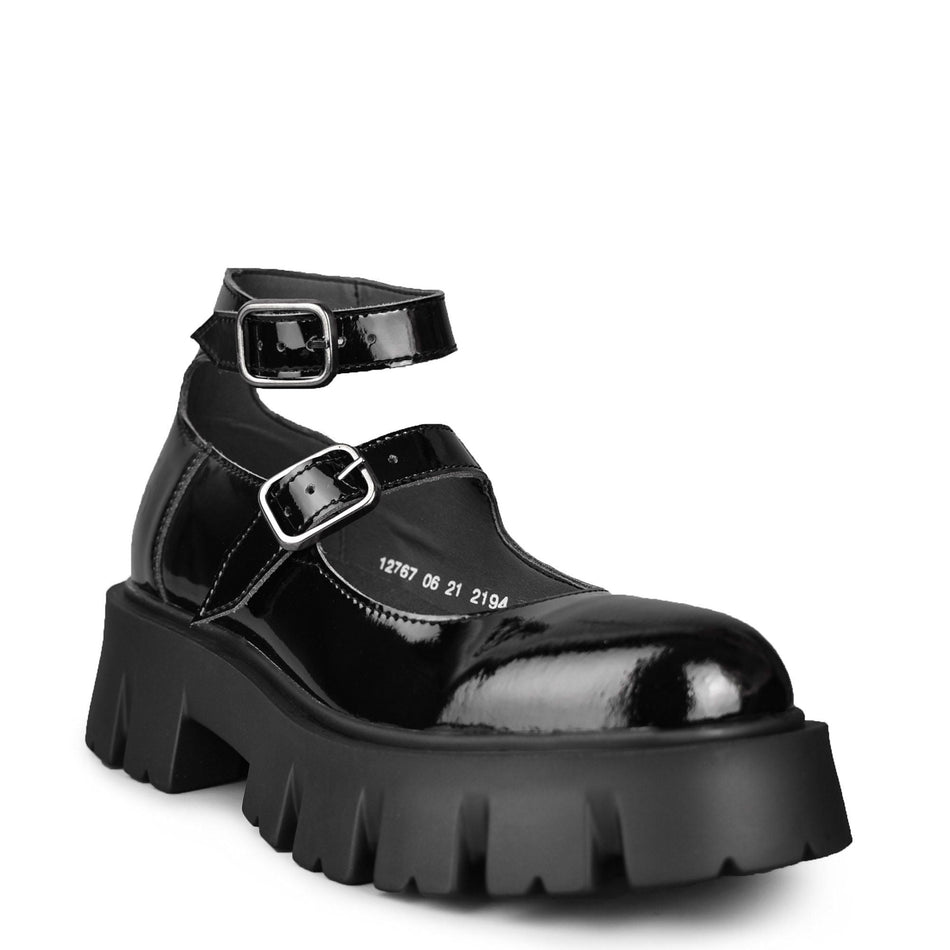 Altercore Constance Vegan Black Patent