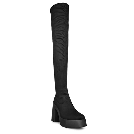 Altercore Daphne Faux Suede Black