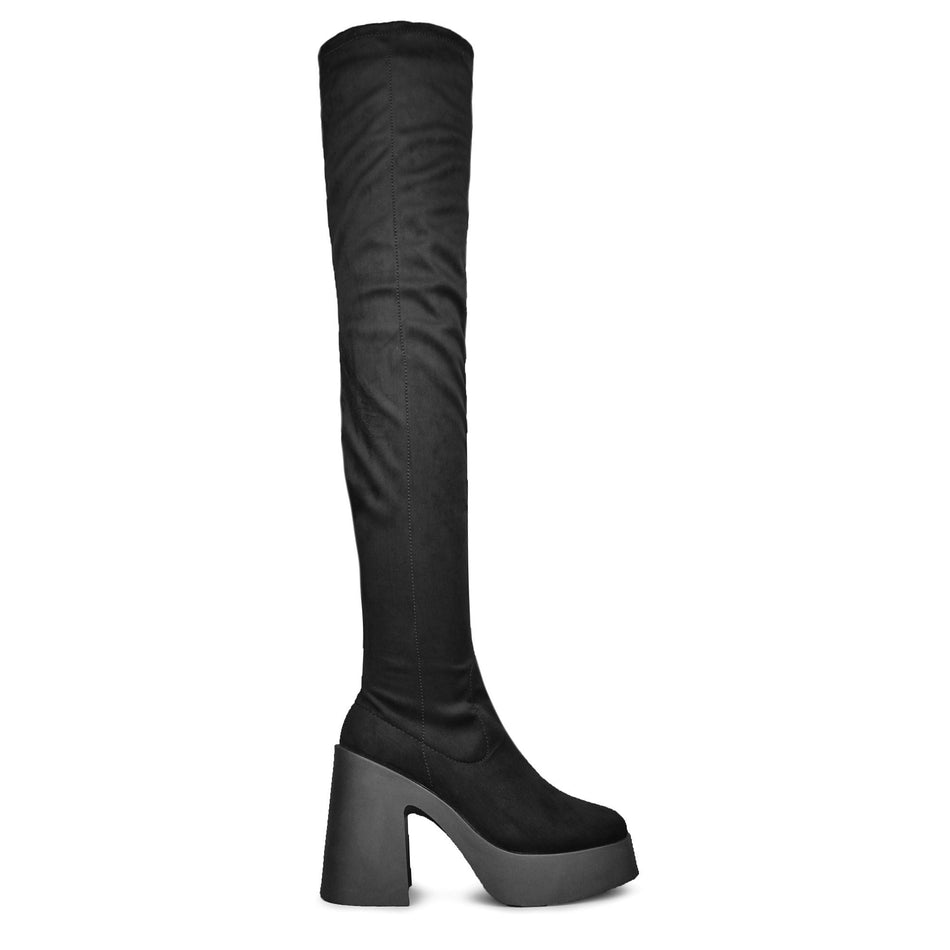 Altercore Daphne Faux Suede Black