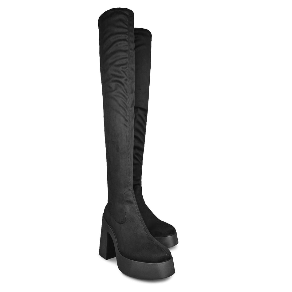 Altercore Daphne Faux Suede Black