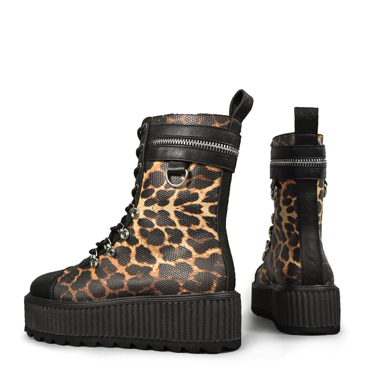 KILLSTAR Radiclaw Boots Leopard