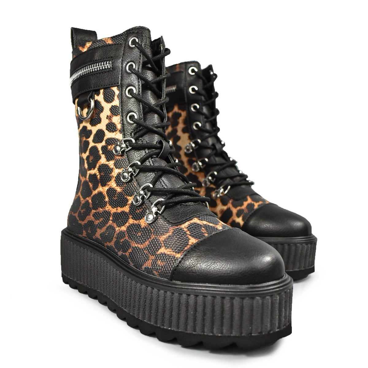 KILLSTAR Radiclaw Boots Leopard