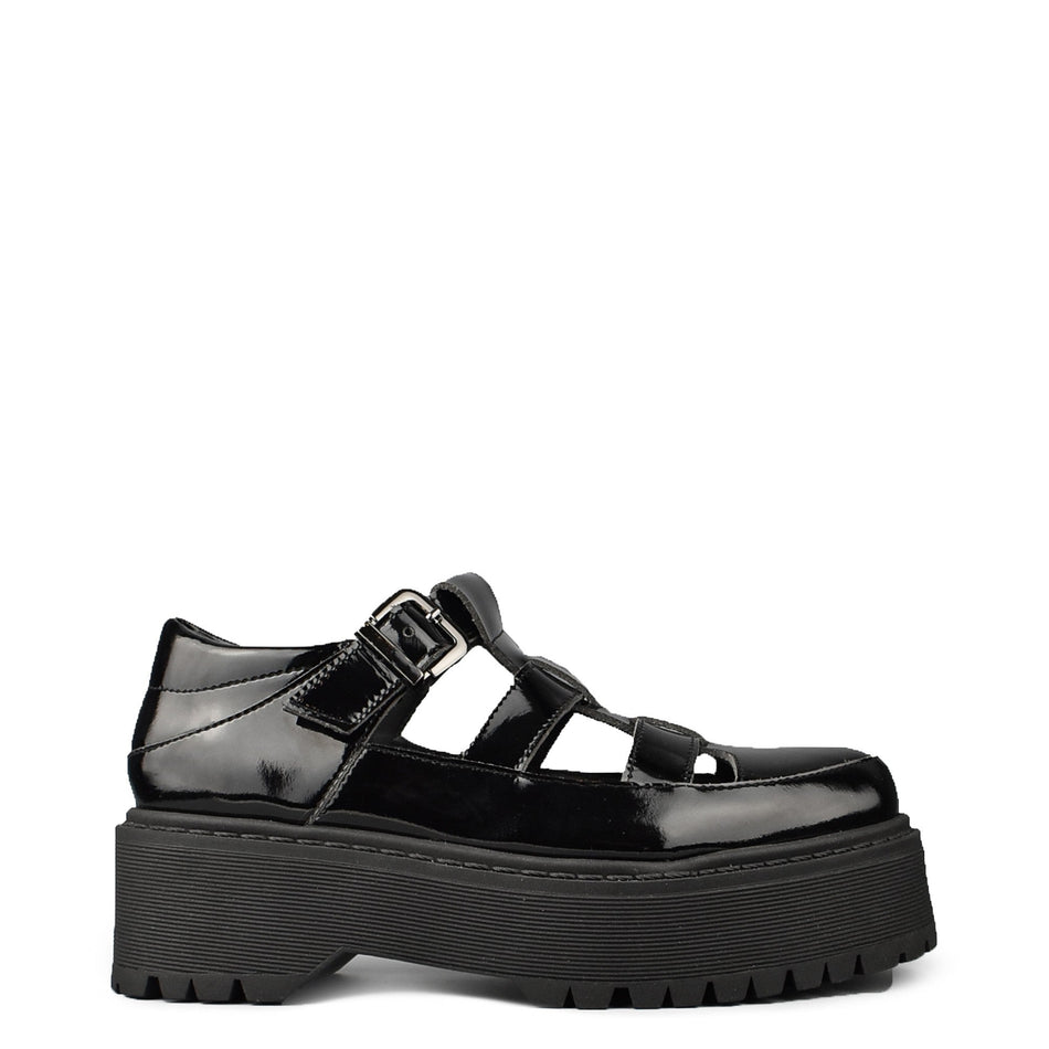 Altercore Silvia Vegan Black Patent