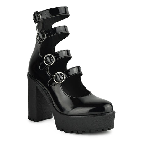 Altercore Rossie Vegan Black Patent