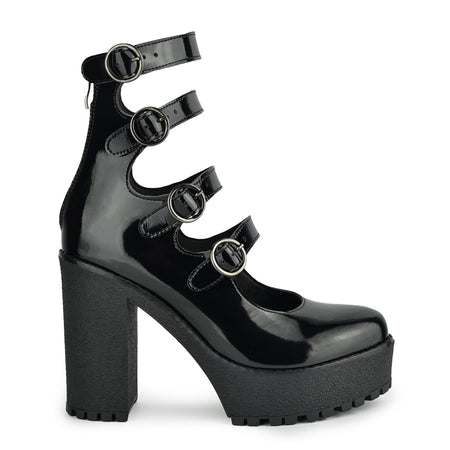 Altercore Rossie Vegan Black Patent