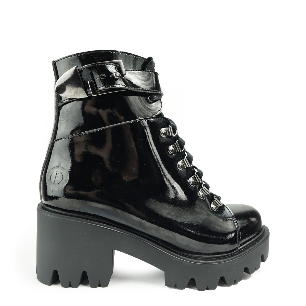 Altercore Enid Vegan Black Patent