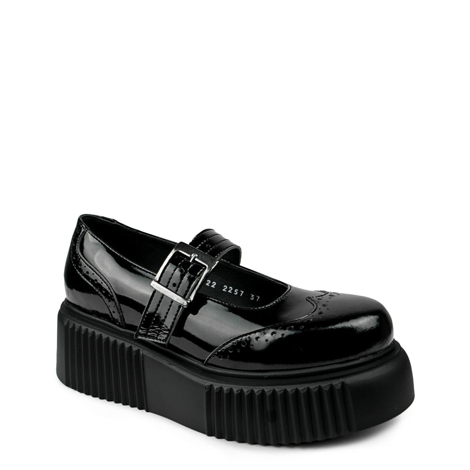 Altercore Anabelle Vegan Black Patent