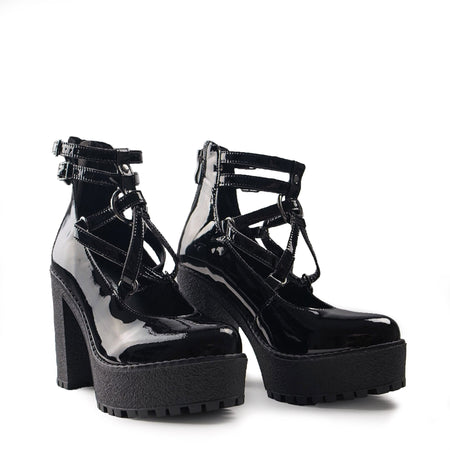 Altercore Topaz Vegan Black Patent