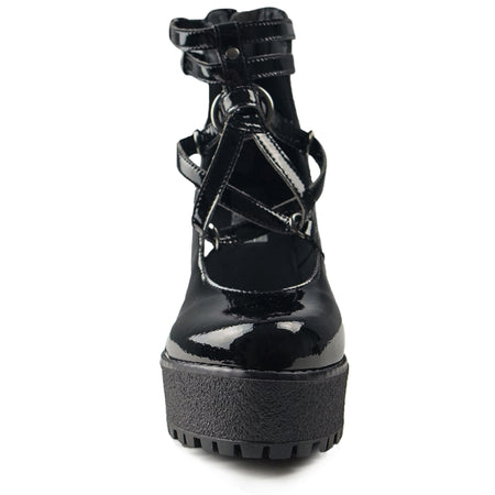 Altercore Topaz Vegan Black Patent