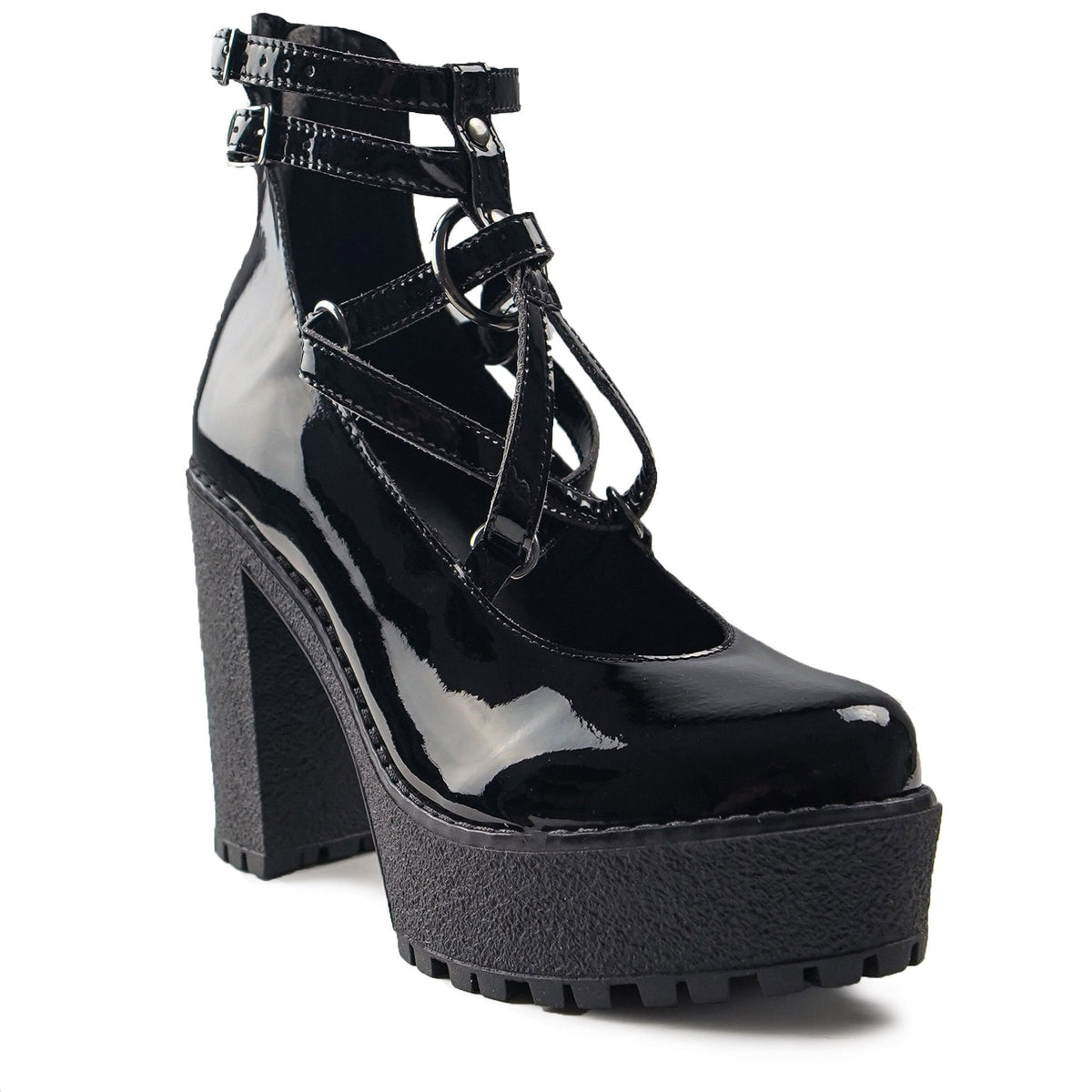 Altercore Topaz Vegan Black Patent