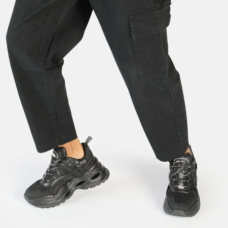 Buffalo 1630747 TRIPLET HOLLOW Vegan Nappa/Mesh Black
