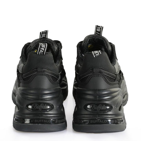 Buffalo 1630747 TRIPLET HOLLOW Vegan Nappa/Mesh Black