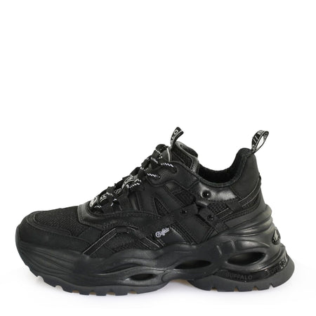 Buffalo 1630747 TRIPLET HOLLOW Vegan Nappa/Mesh Black
