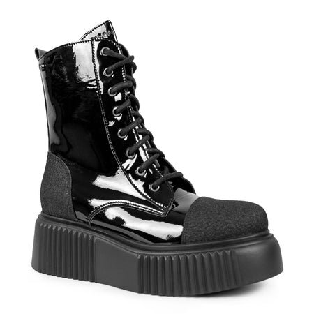 Altercore Dalia Vegan Black Patent