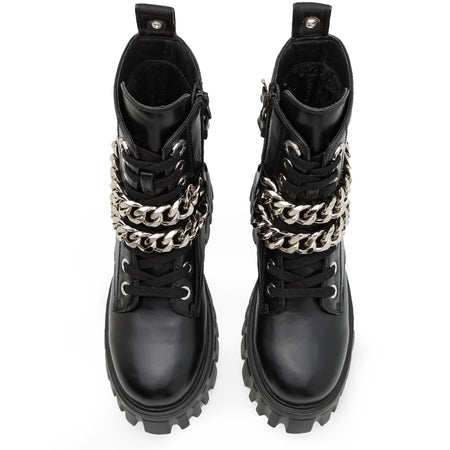 Buffalo 1622367 LION LACE UP T-CHAIN Vegan Black