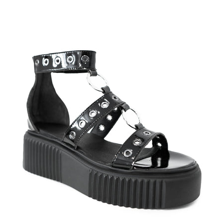 ALTERCORE PIPER VEGAN BLACK PATENT