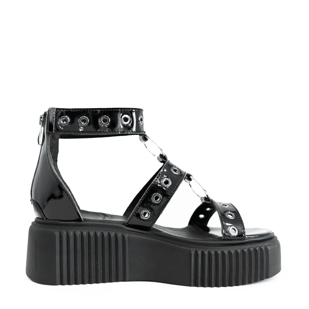 ALTERCORE PIPER VEGAN BLACK PATENT