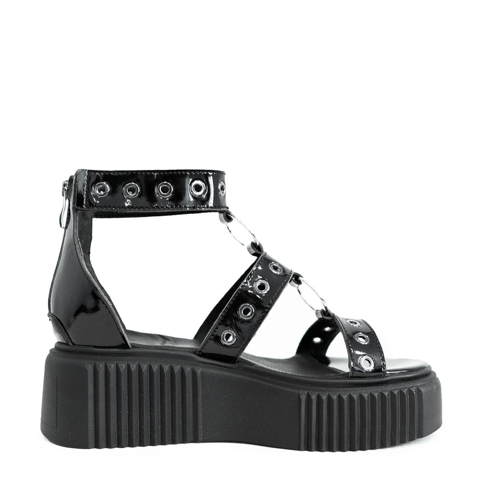 ALTERCORE PIPER VEGAN BLACK PATENT