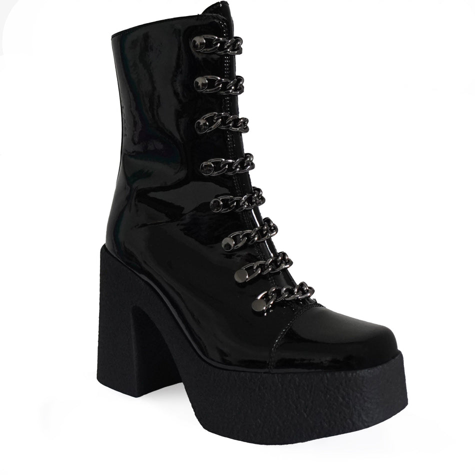 ALTERCORE ADELE VEGAN BLACK PATENT