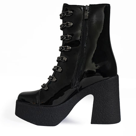 ALTERCORE ADELE VEGAN BLACK PATENT