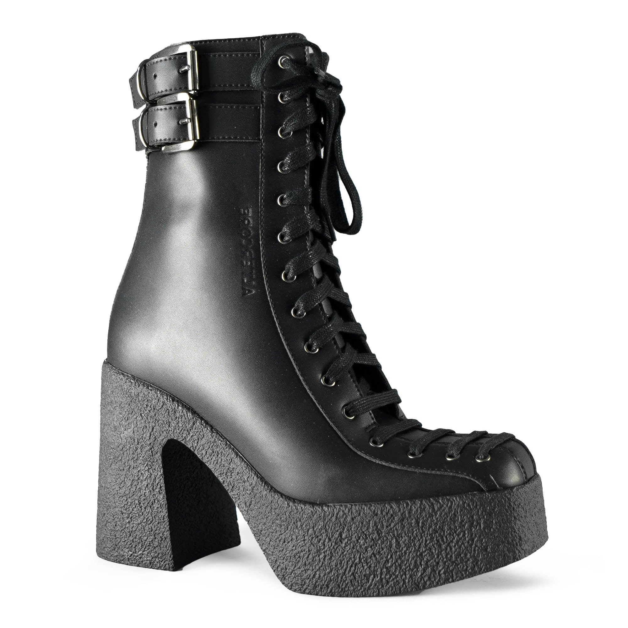 ALTERCORE NICOLE VEGAN BLACK - women's vegan ankle boots – zibru.com