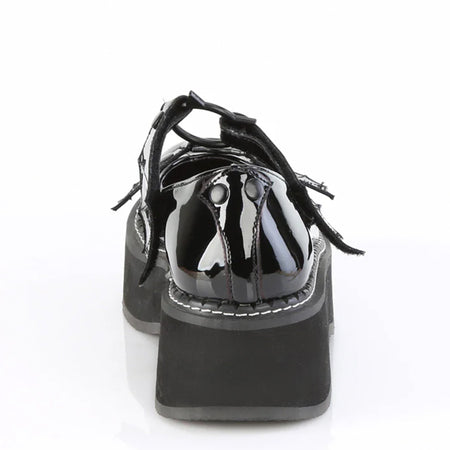DEMONIA CULT EMILY-23 BLACK PATENT