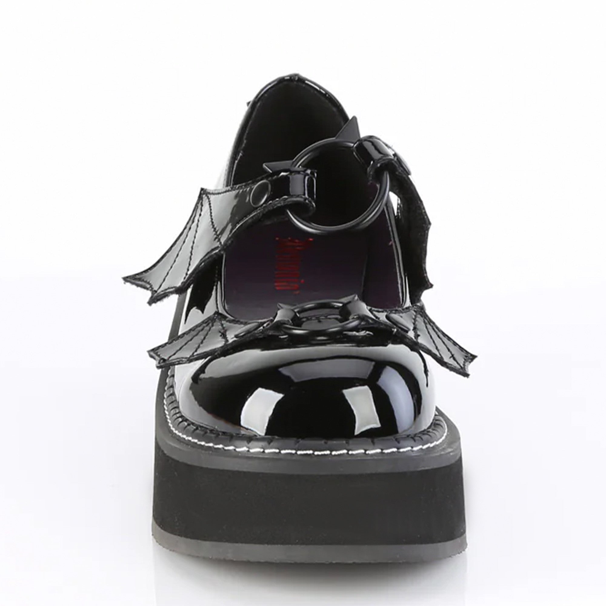 DEMONIA CULT EMILY-23 BLACK PATENT