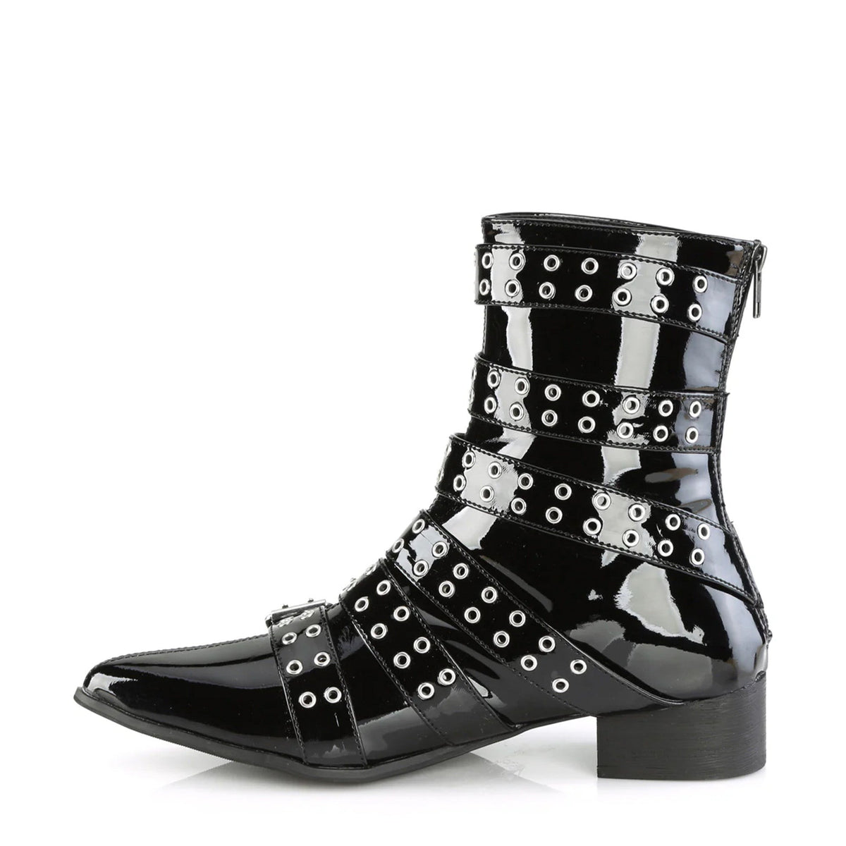 DEMONIA CULT WARLOCK-70 BLACK PATENT