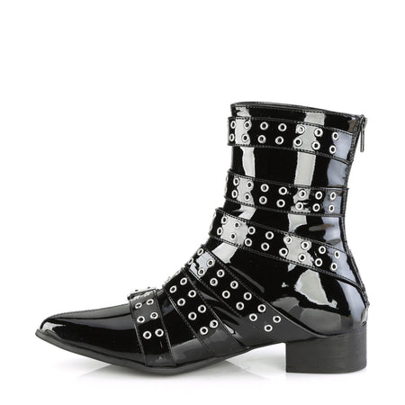 DEMONIA CULT WARLOCK-70 BLACK PATENT
